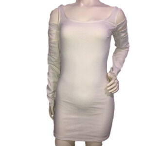 EUC Tobi White Bodycon mini dress Size S
